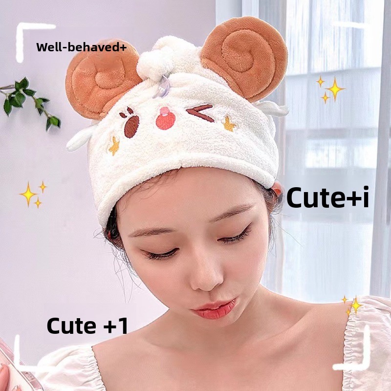 Golf Towel - Topi Pengering Rambut Domba Lucu Kawaii