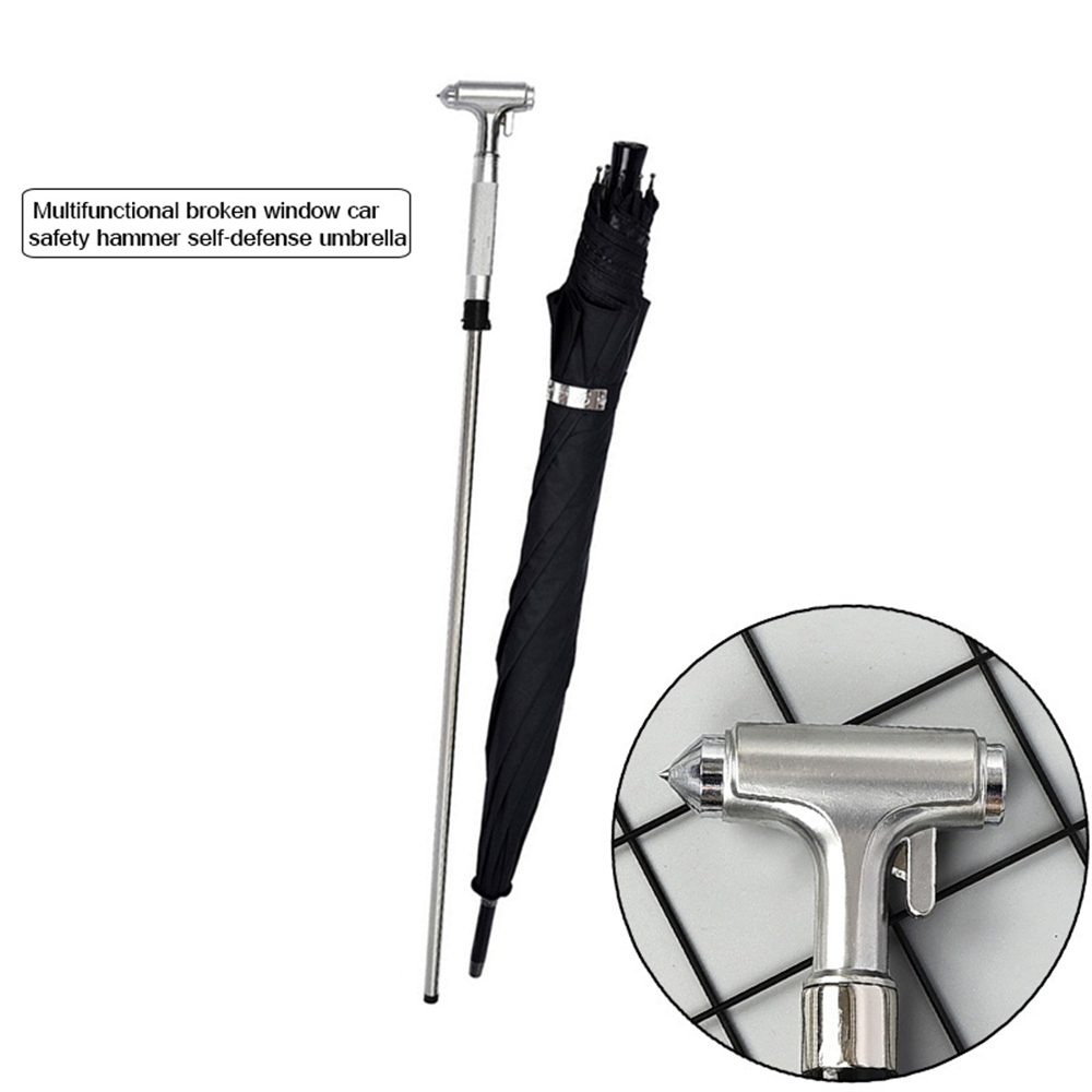 Golf Umbrella Large - Tongkat Payung Multifungsi 2-in-1: Palu Penghancur