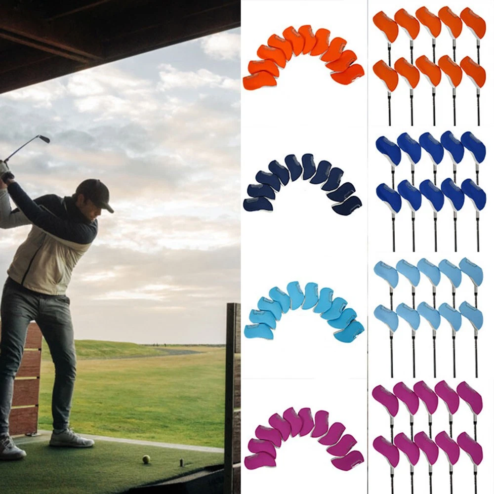 Golf Putter - Penutup Kepala Tongkat Golf Transparan 10Pcs,