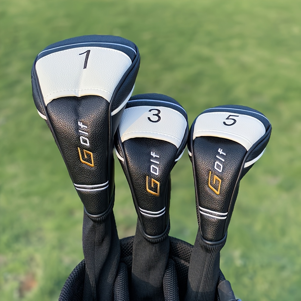 Golf Driver - 1 Buah/3 Buah Penutup Kepala Golf