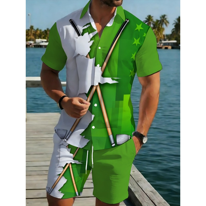 Golf Clubs - Setelan Kemeja & Celana Pria Bahan