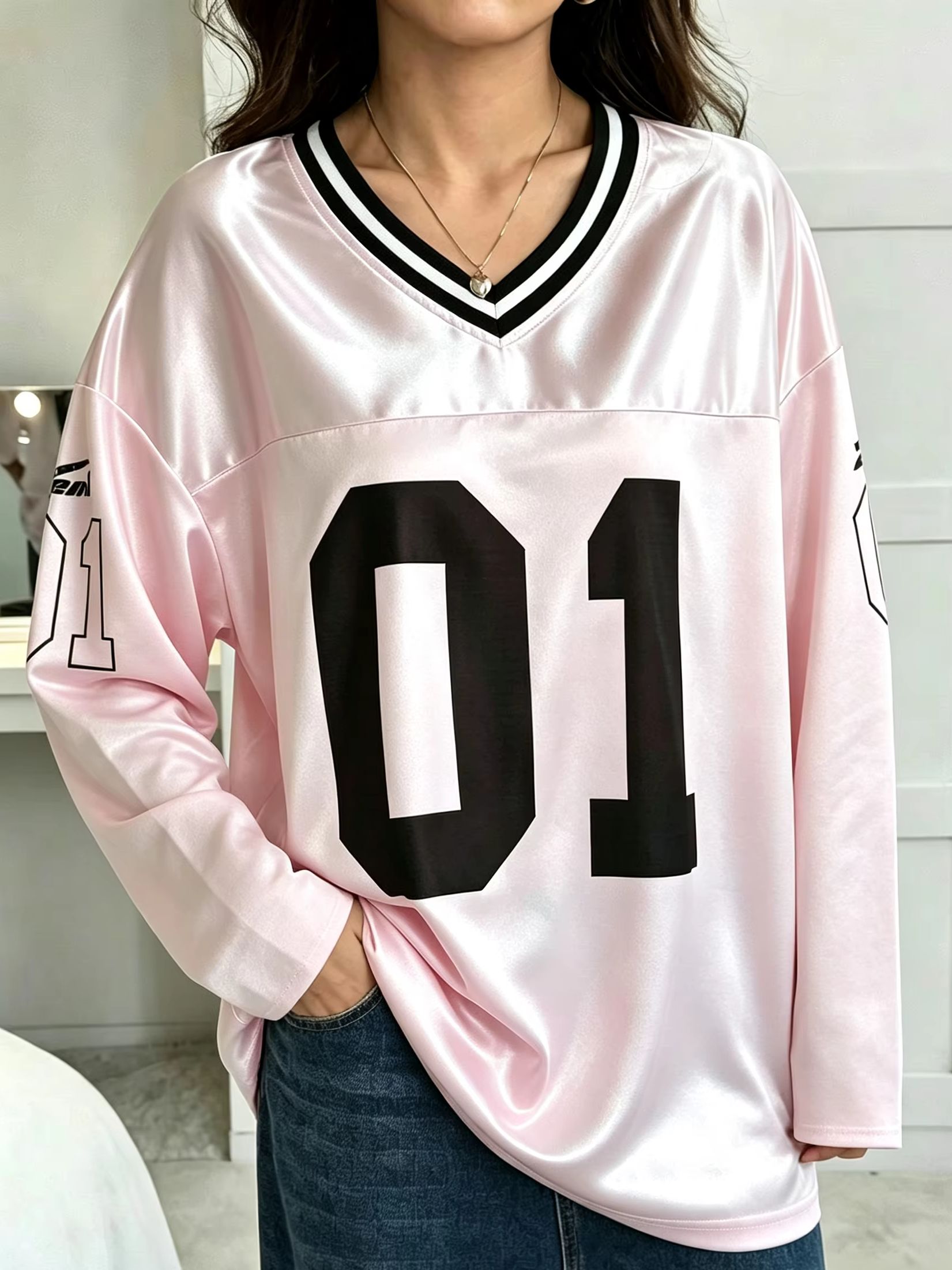 Kaos Lengan Panjang Pria Wanit - Golf Tees ulasan dan harga