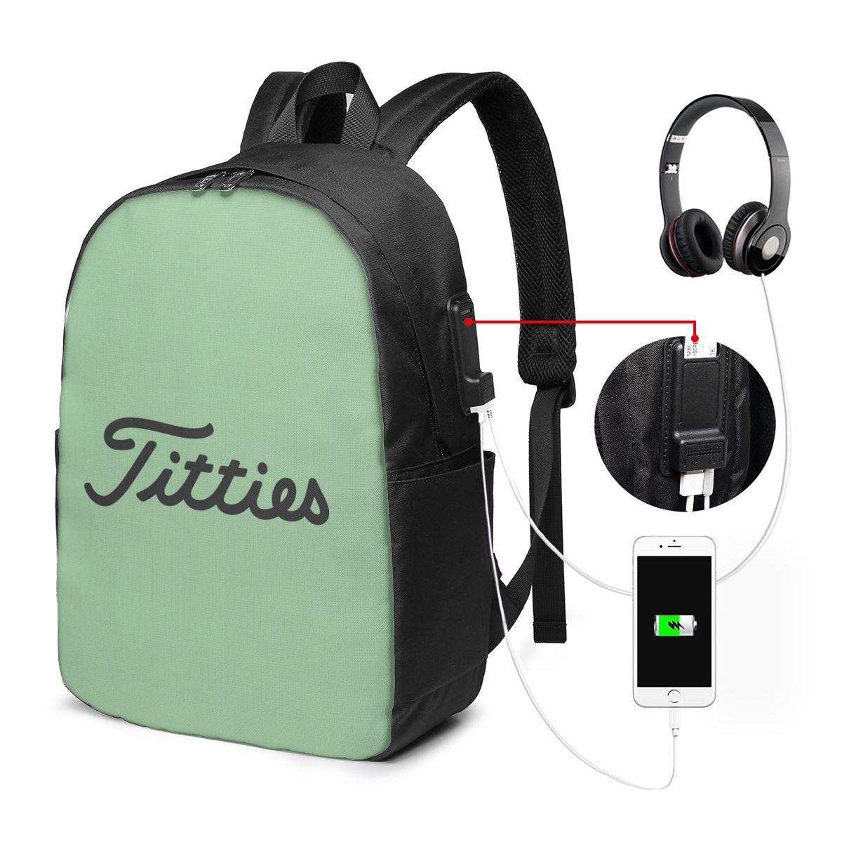 Tas Ransel Bola Golf Titties,  - Golf Bag ulasan dan harga